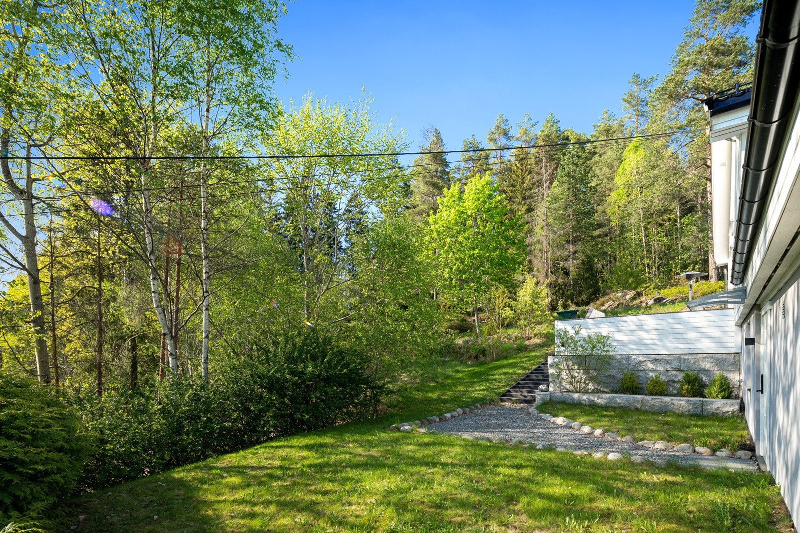 Uteområde for praktikantleiligheten Galleribilde