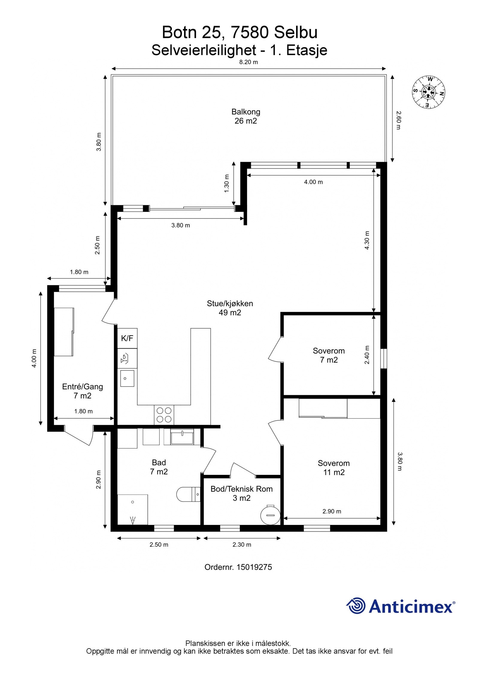 Plantegning Galleribilde