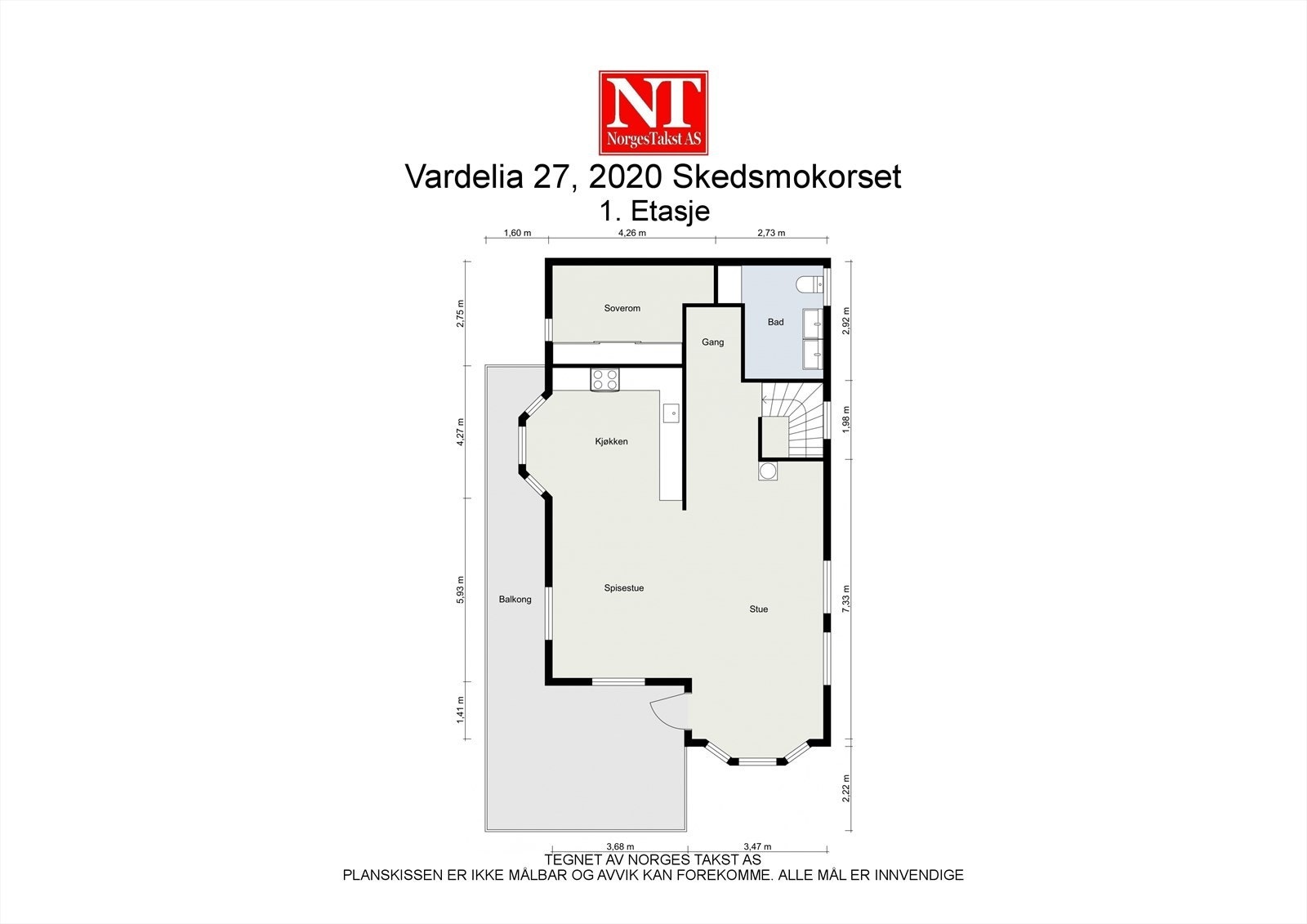 Plantegning 1. etasje. Galleribilde