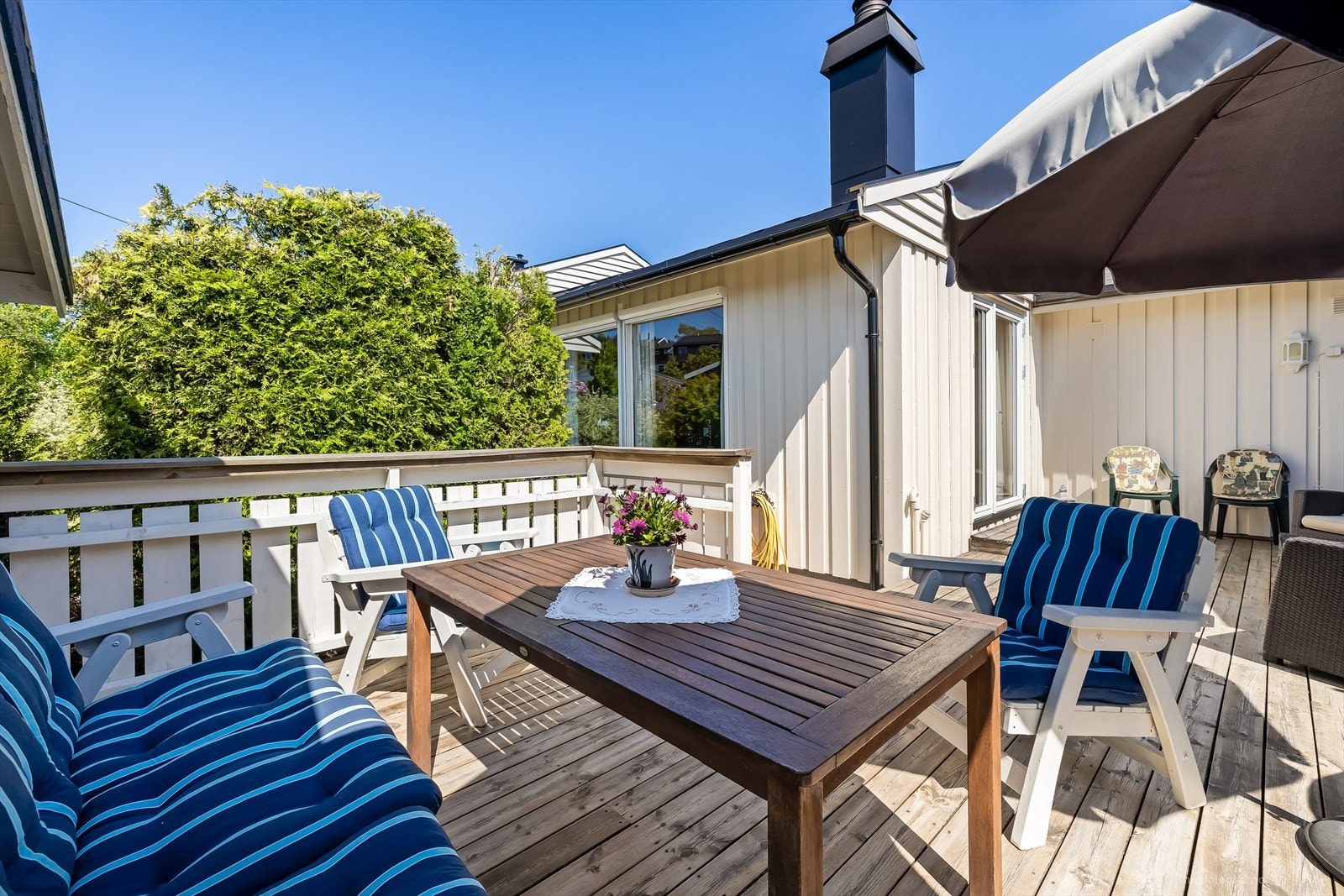 Her ligger alt til rette for fine sommerdager i solen. Galleribilde