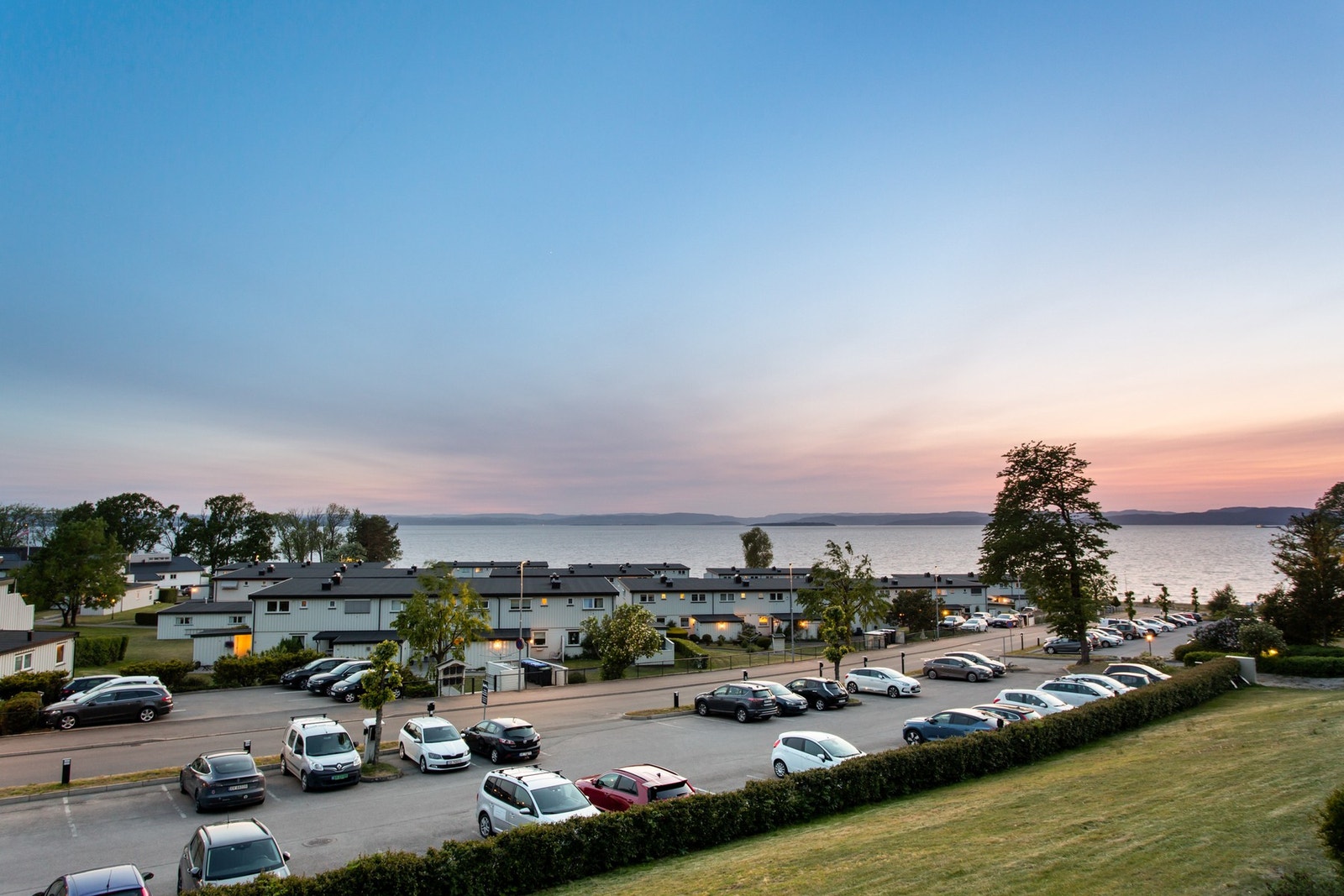 Felles parkeringsplass på området Galleribilde