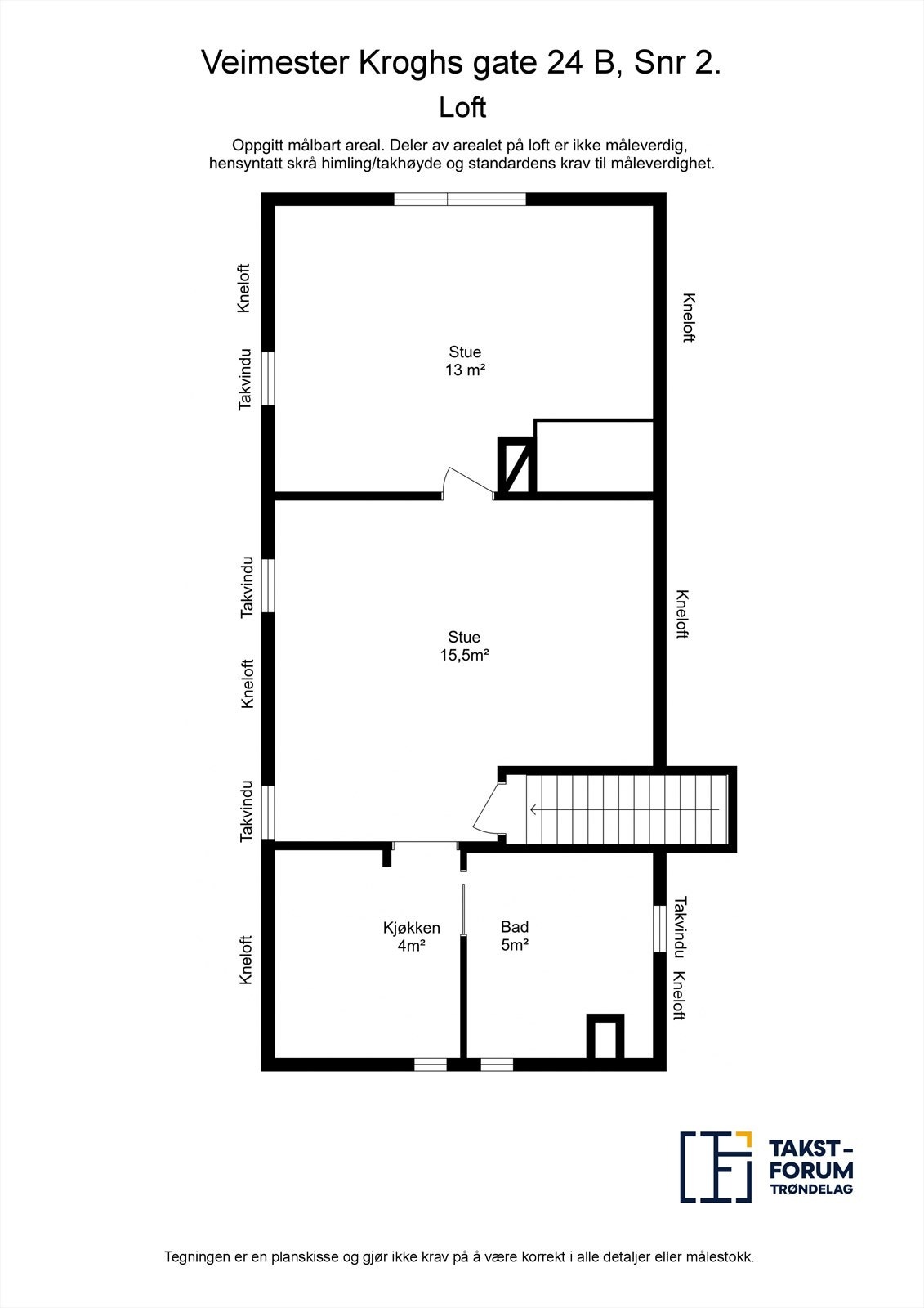 Planskisse Loft Galleribilde
