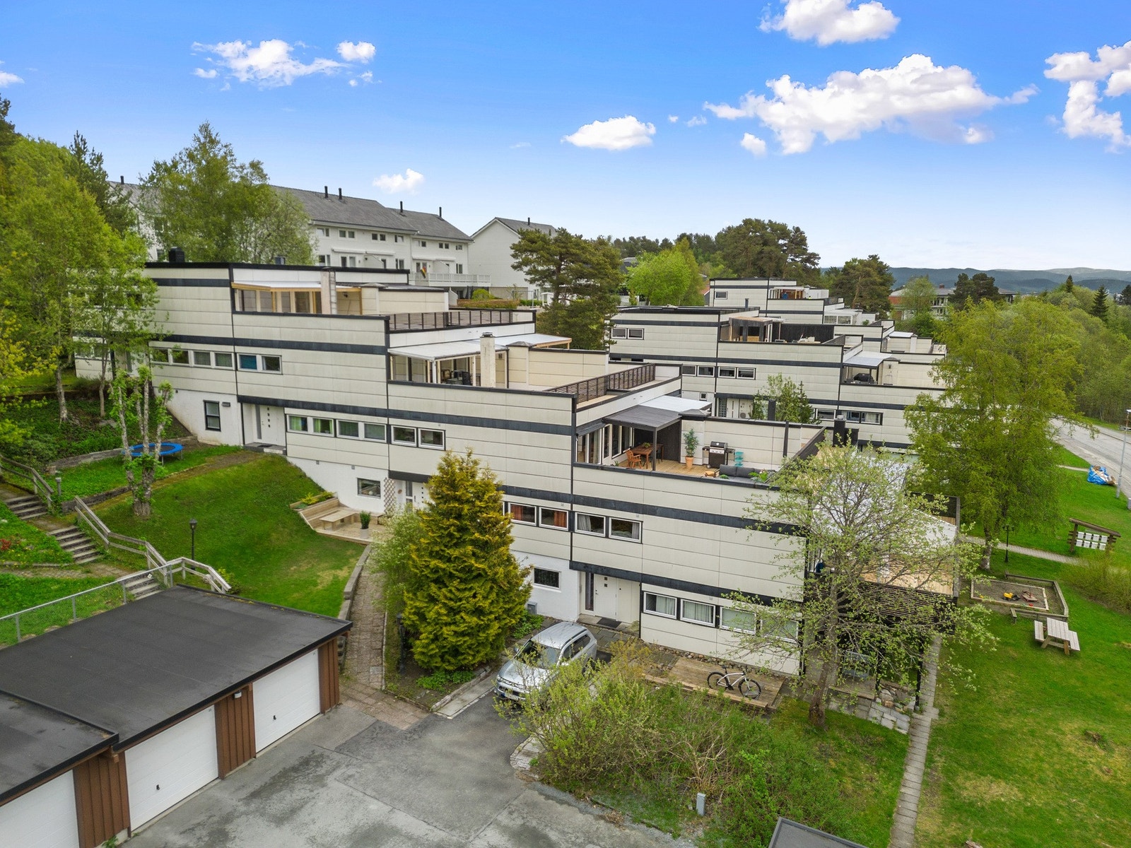Sørvestvendt terrasser. Galleribilde