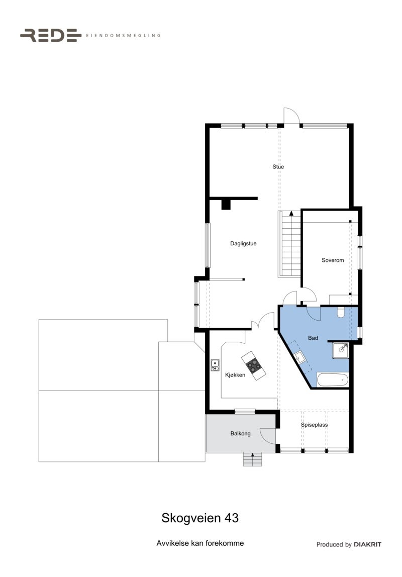 Planskisse hovedplan Galleribilde