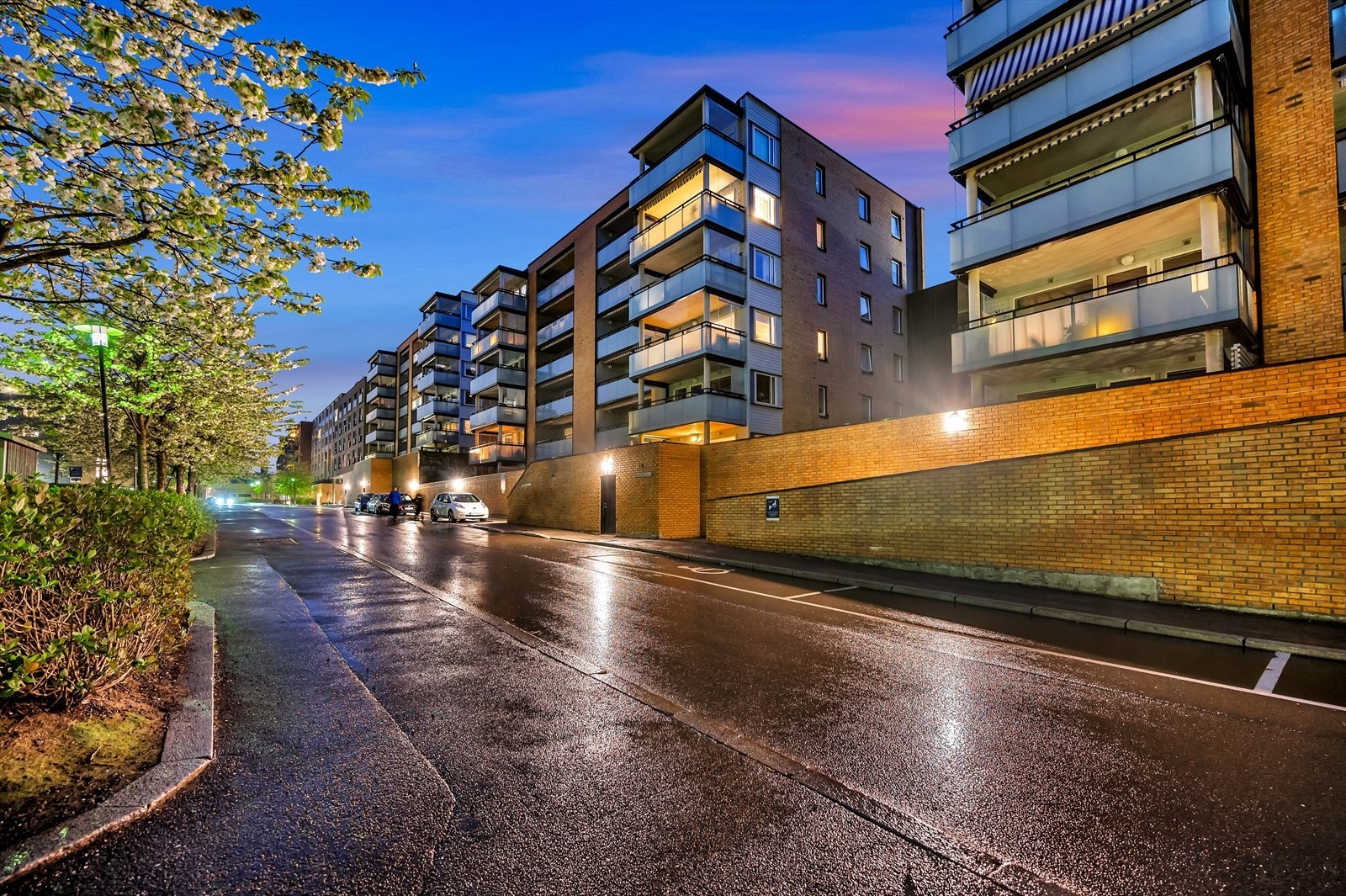 Fasade fra indre gårdsrom Galleribilde