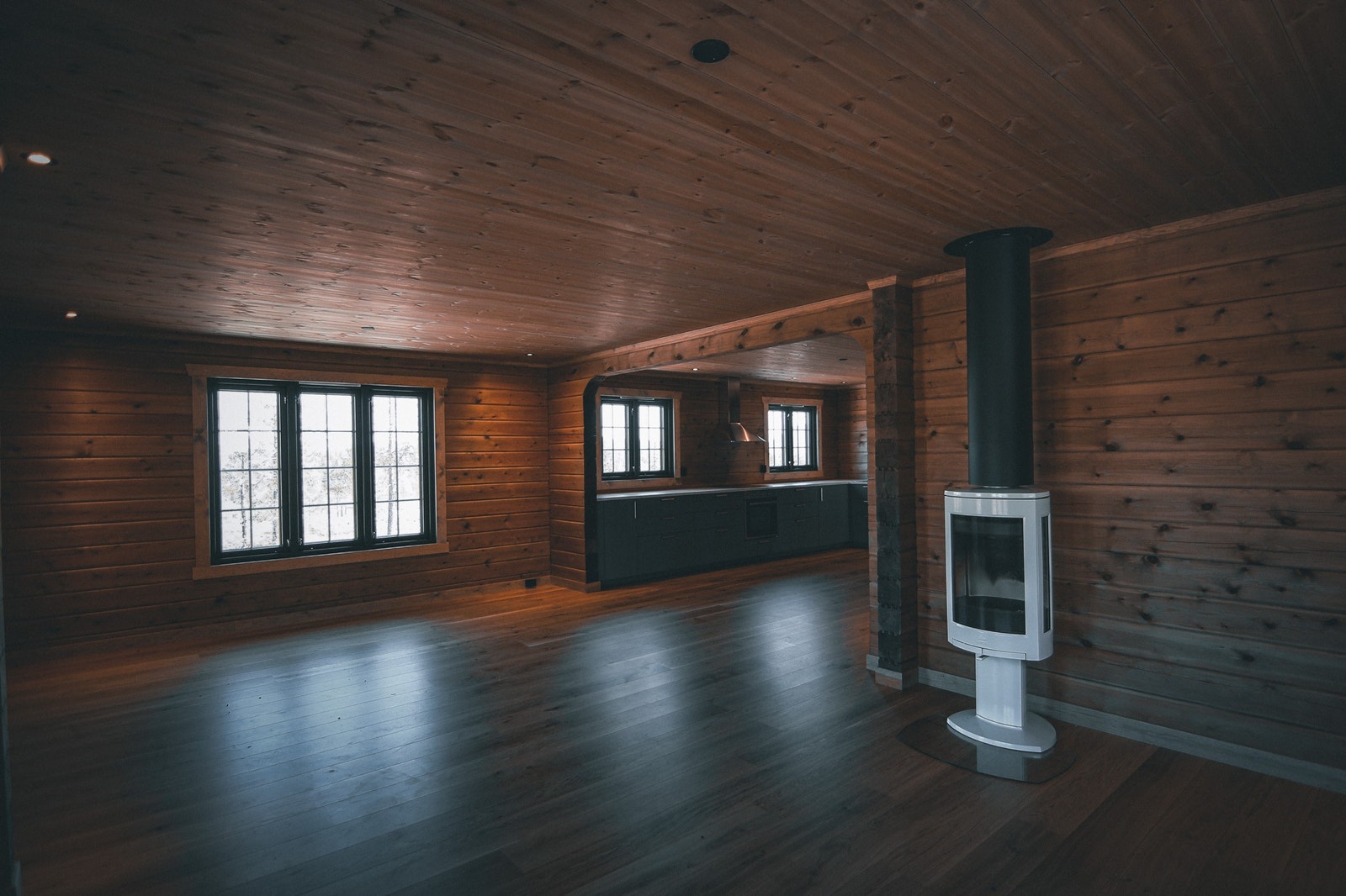 God vedovn i stor stue Galleribilde