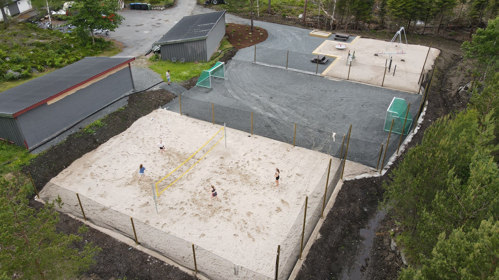 I 2021 bygde vi Øysang Aktivitetspark – et populært område for både store og små. Galleribilde