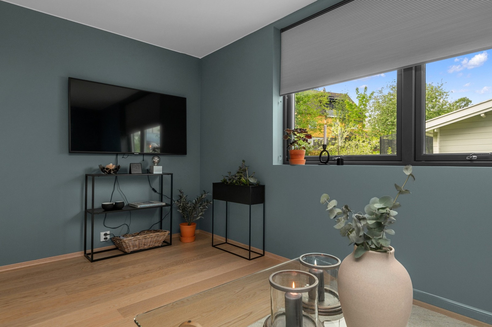 Her er det innredet som TV-stue, evt. soverom, om man vil. Galleribilde