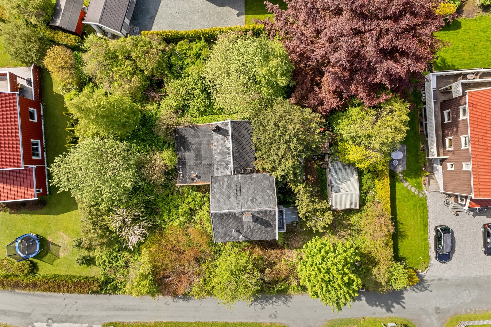 Strindheim skole ligger rett på andre siden av hovedveien, samt at det finnes flere barnehager like i nærheten. Galleribilde