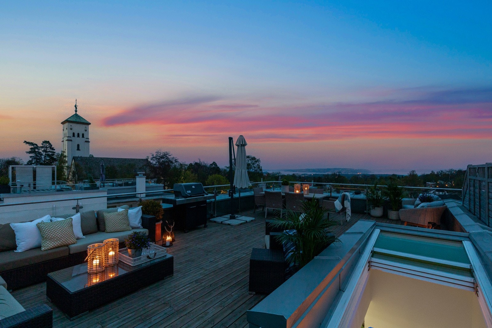 Her kan man nyte lange, late sommerkvelder med venner og familie! Galleribilde