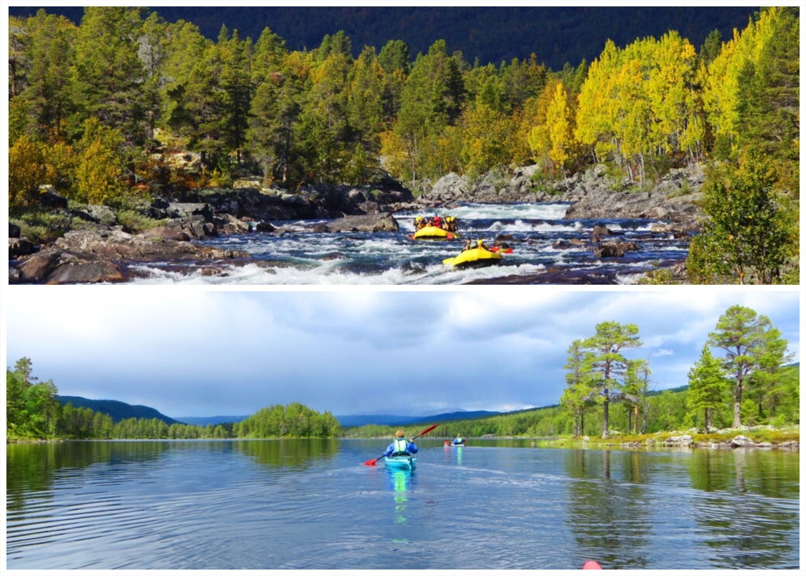 Fine rafting og padlemuligheter på Dagali. Foto: Dagali Fjellpark Galleribilde