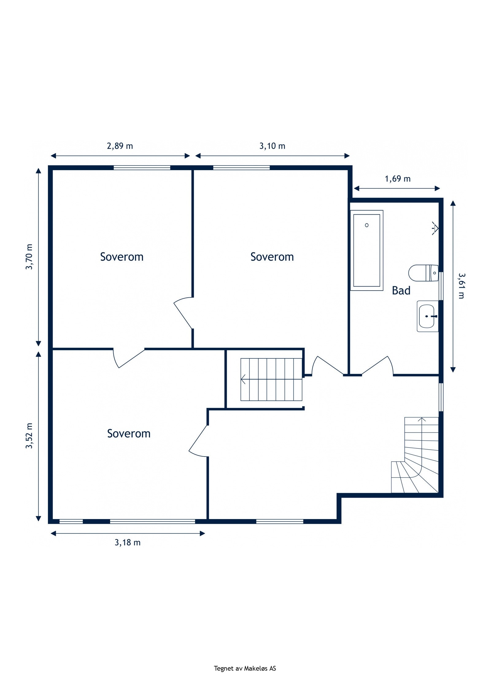 Plantegning 2.etasje. Galleribilde