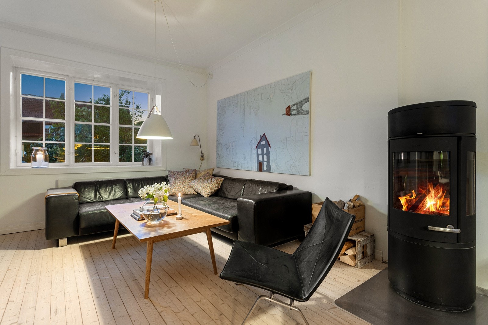 Kveldsstemning. Galleribilde