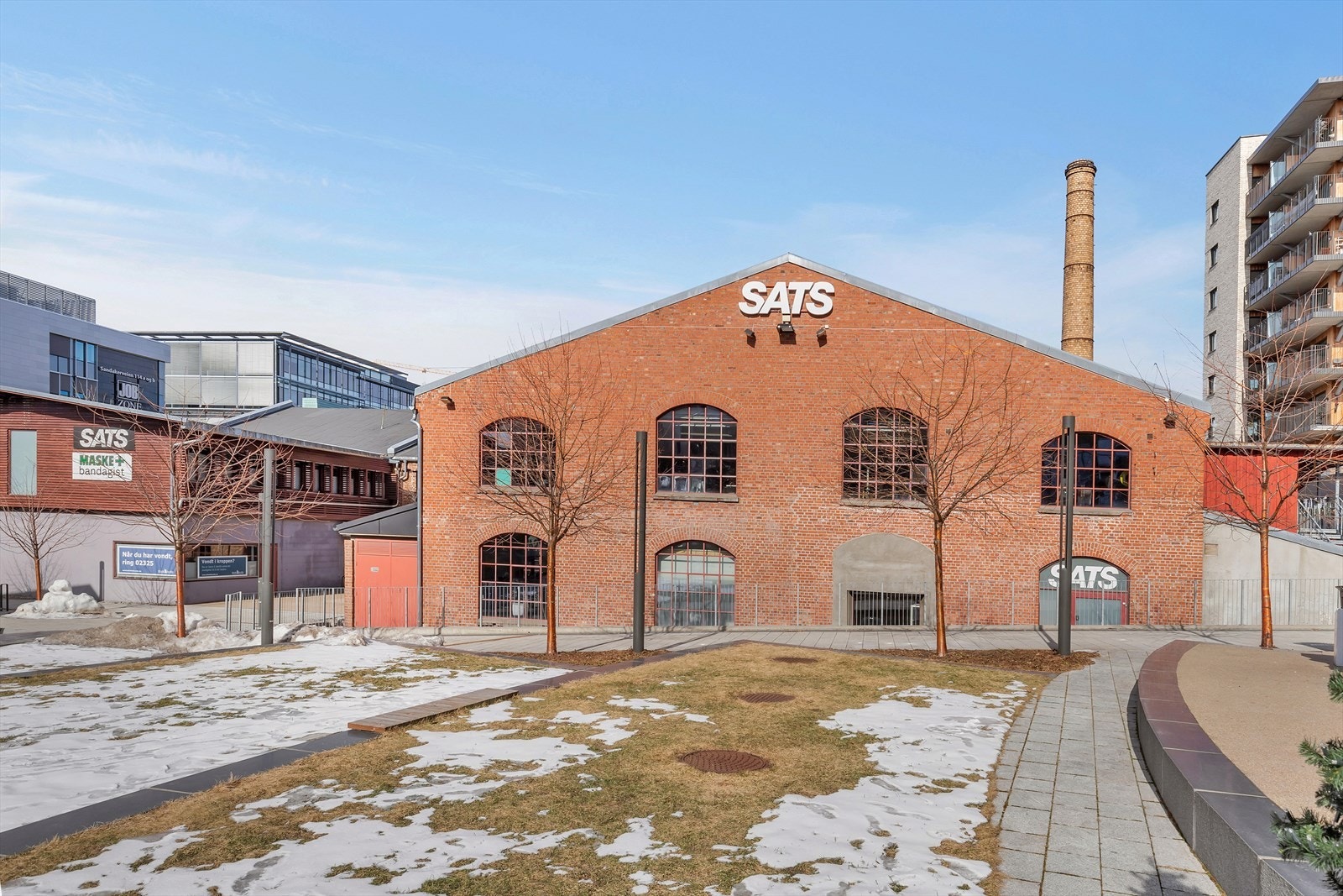 For den aktive er veien til aktiviteter, både på treningssenter og utendørs, kort. Galleribilde