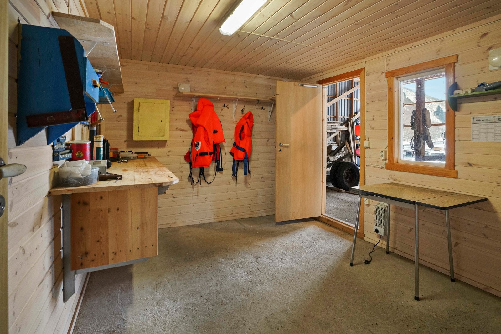 Isolert rom i tilknytning til naustrommet Galleribilde