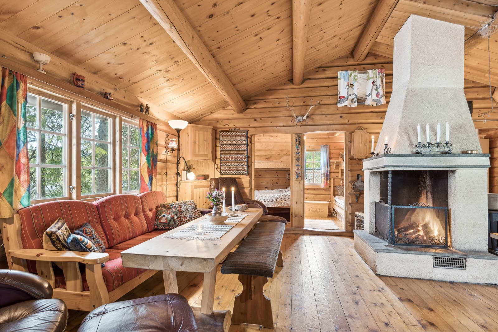 Stuen har et sjarmerende preg og god utforming, Galleribilde