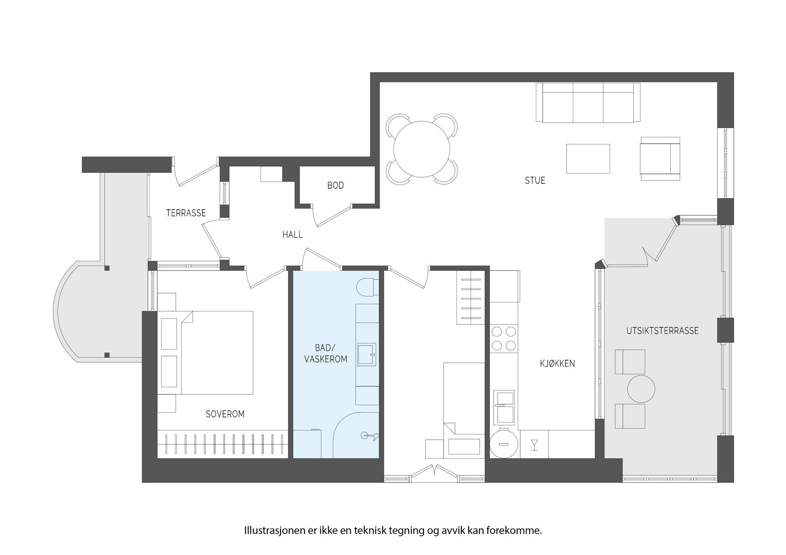 Plantegning Galleribilde