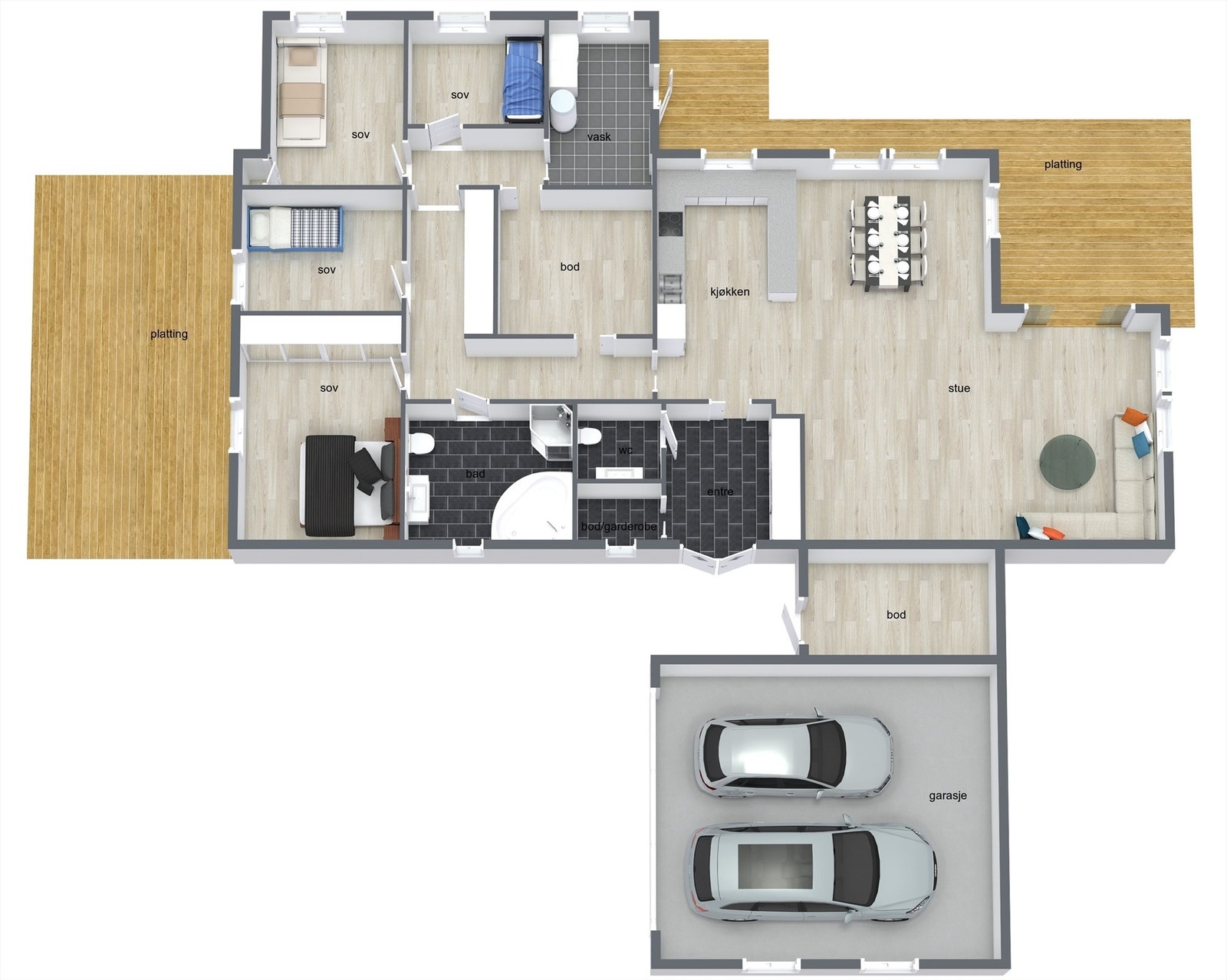 Plantegning. Galleribilde