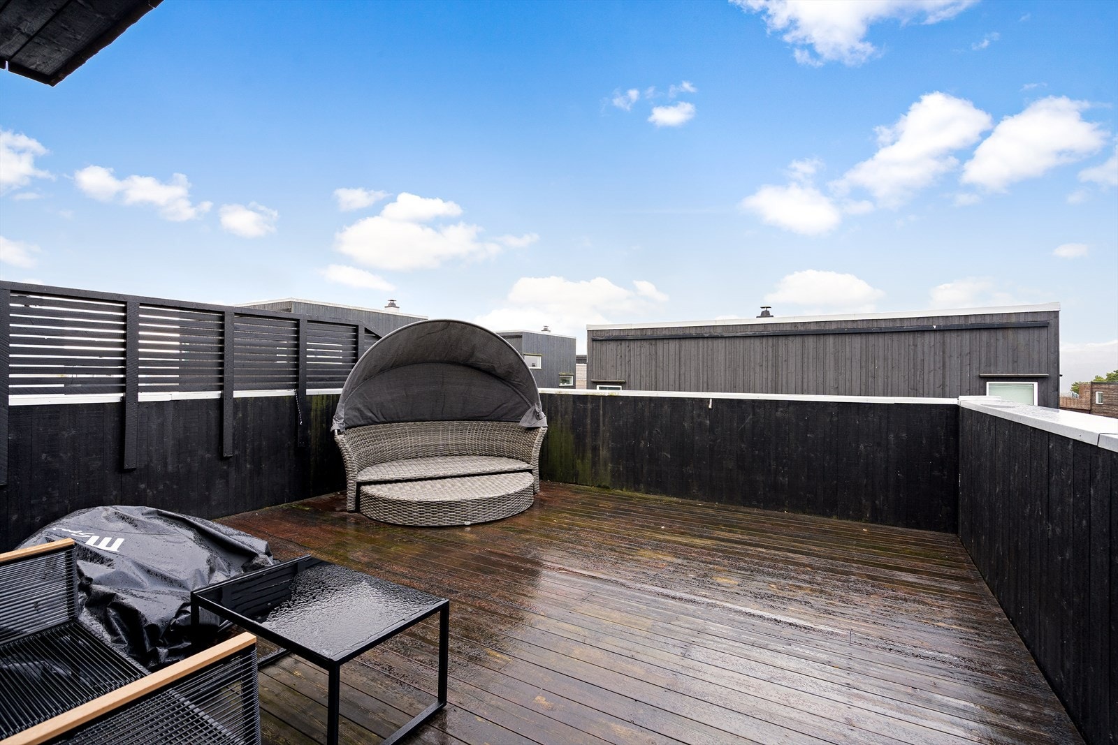 Terrasse 3. etasje med utgang fra det største soverommet. Galleribilde