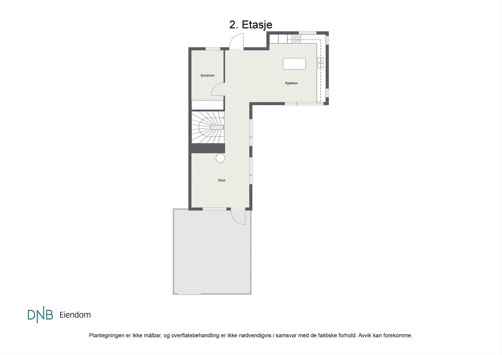 Plantegning 2. etasje Galleribilde
