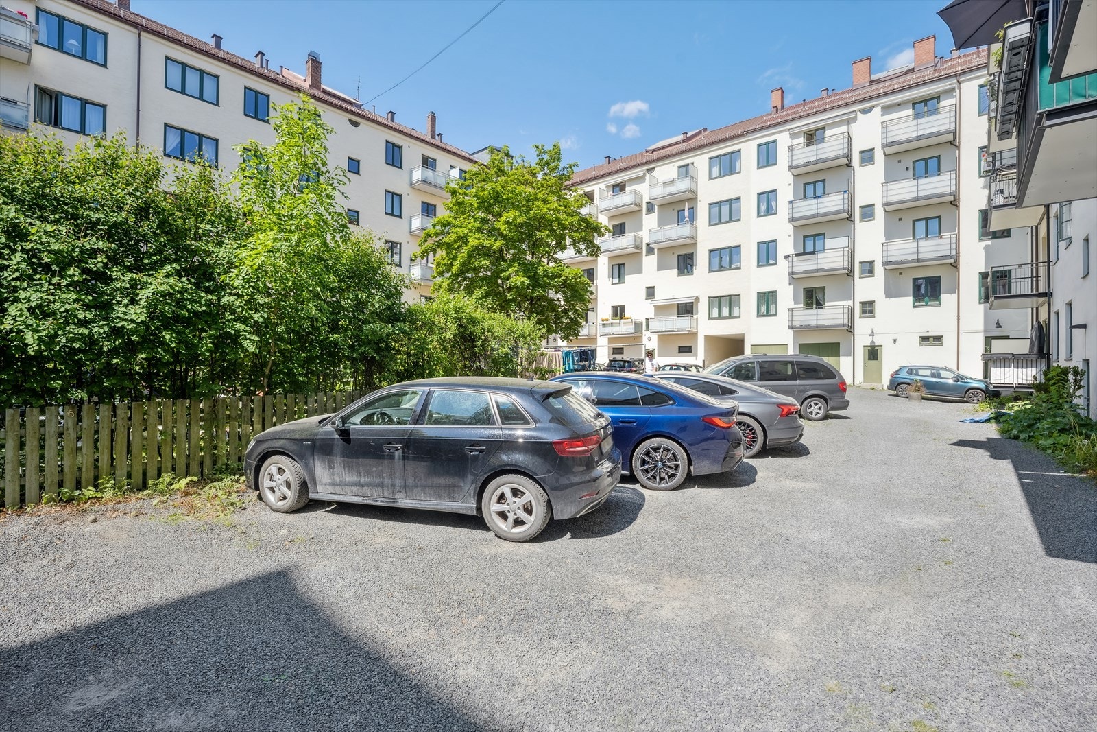 Boligselskapet leier ut parkeringsplasser basert på venteliste. Galleribilde