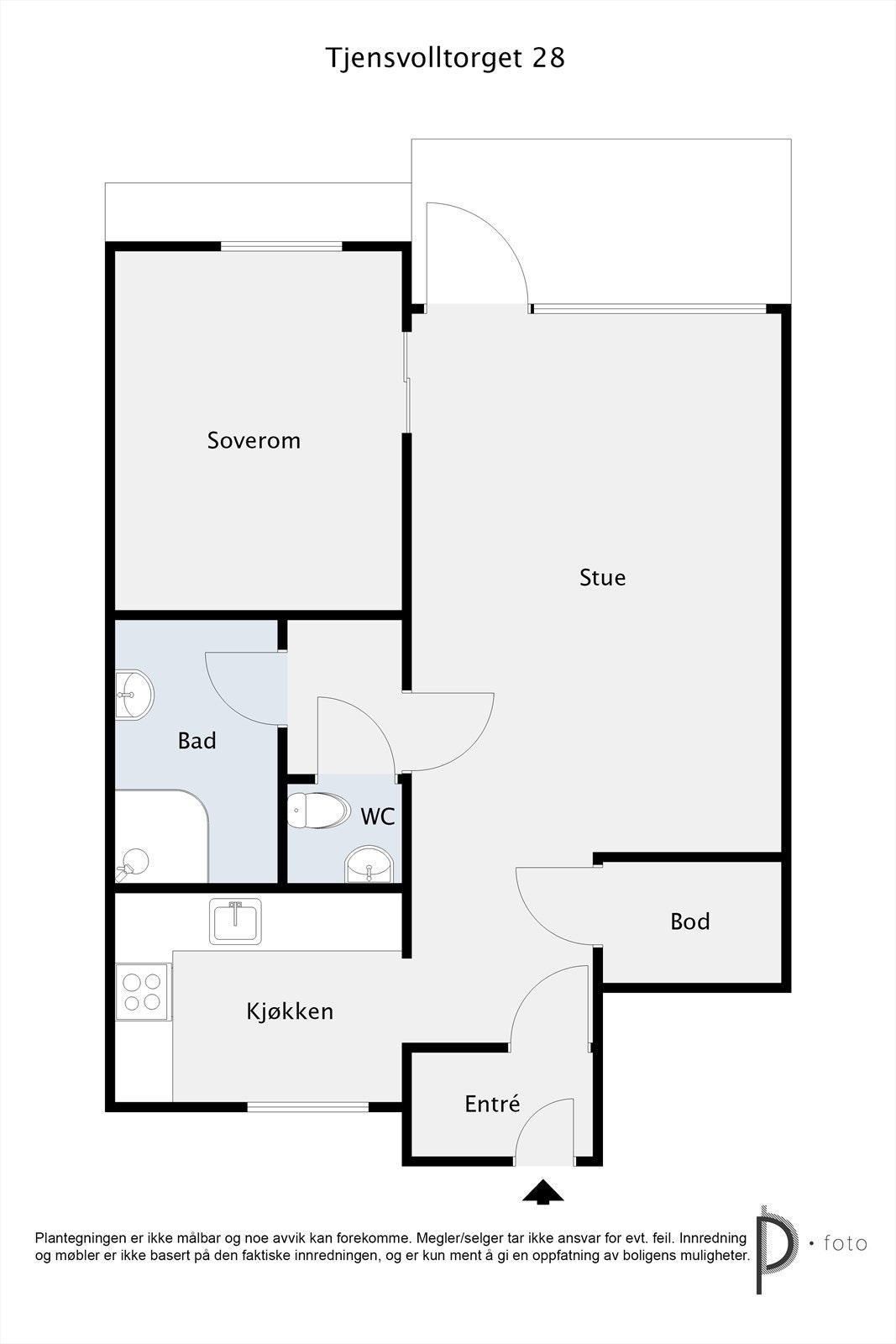 tegning tjensvolltorget 28 2d Galleribilde