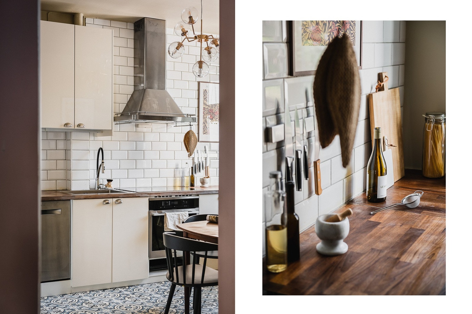 Dekorativ innredning med tidsmessige fargevalg. Galleribilde