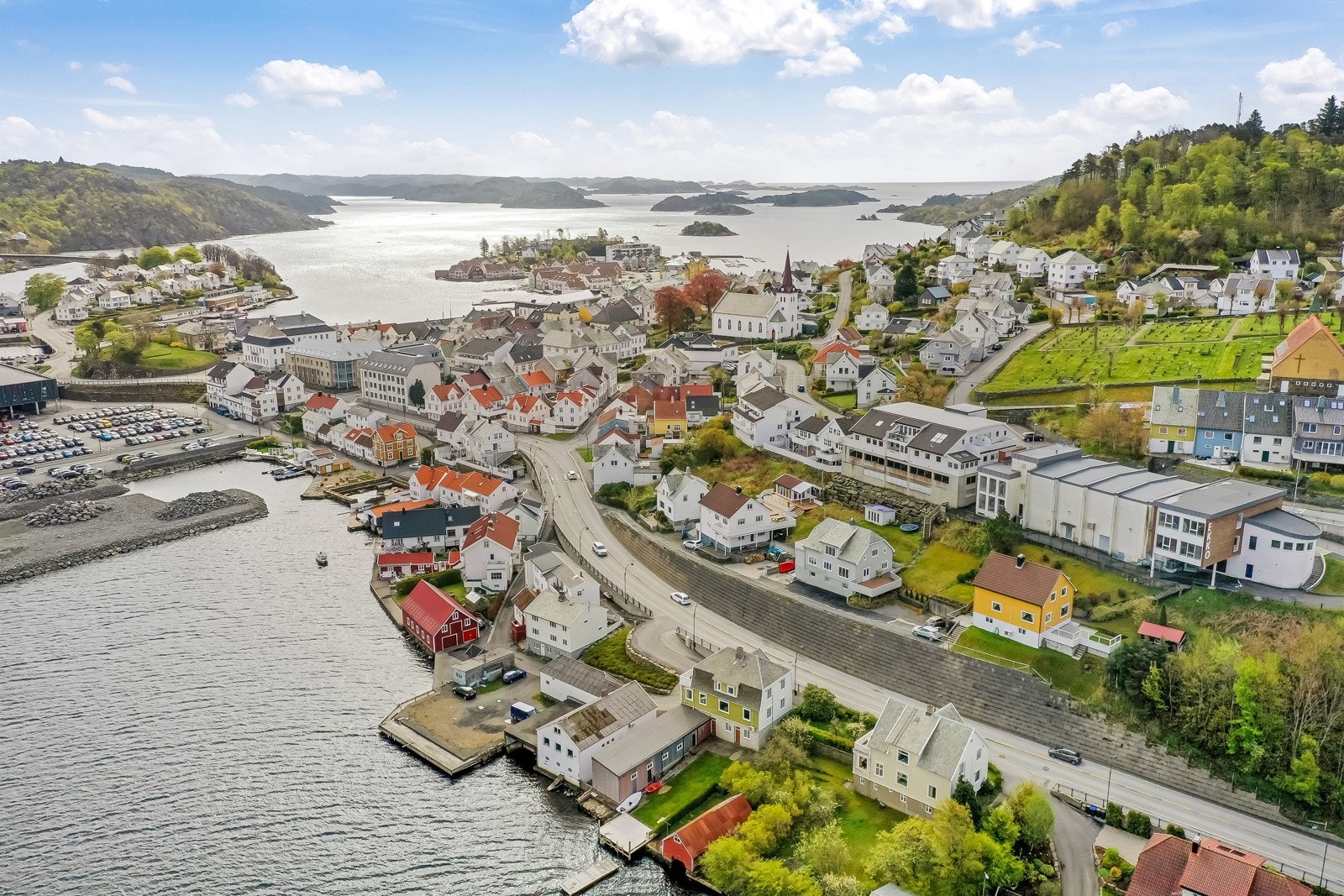 Dronefoto Galleribilde