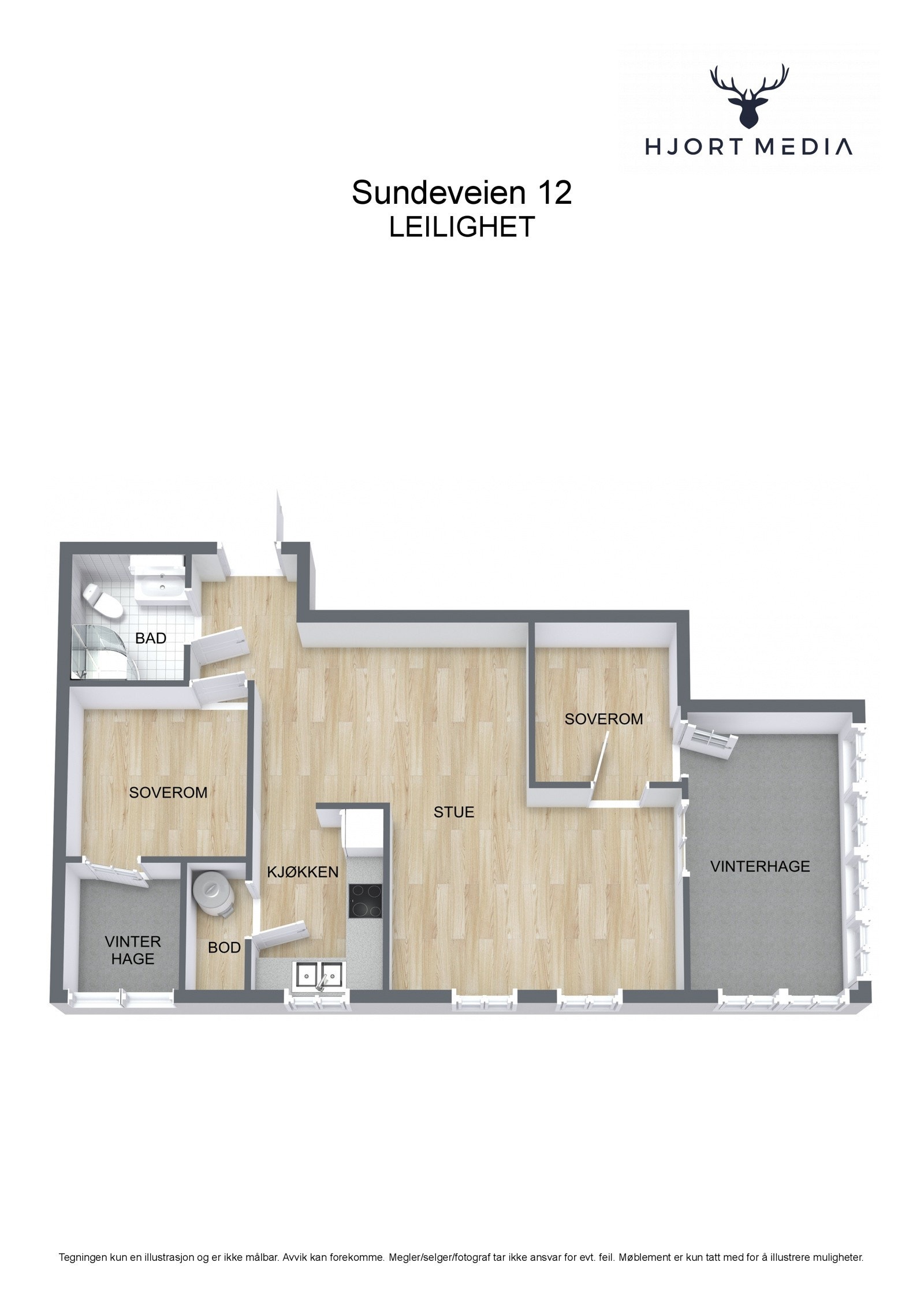 Plantegning Galleribilde