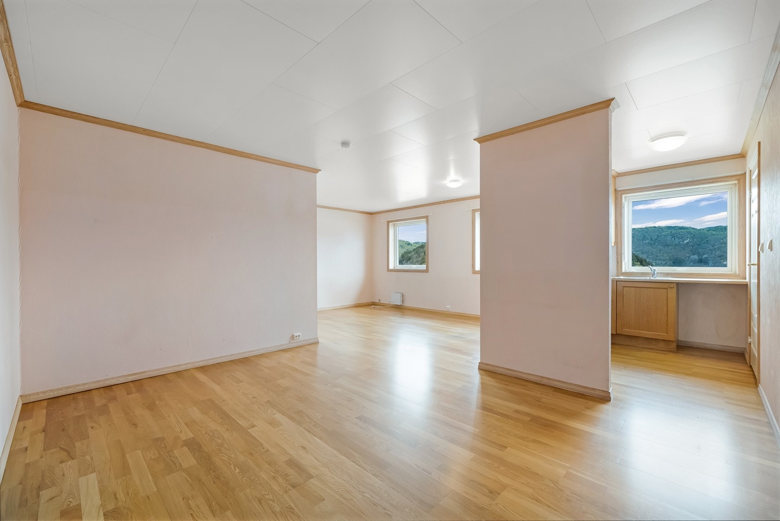 Stue med flere innredningsmuligheter Galleribilde
