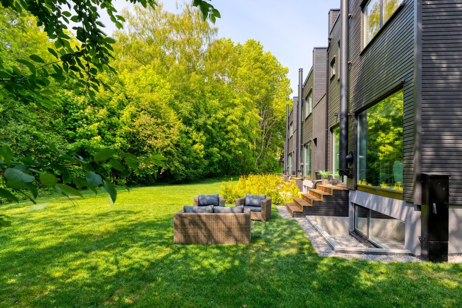 Grønne, idylliske og barnevennlige omgivelser. Galleribilde