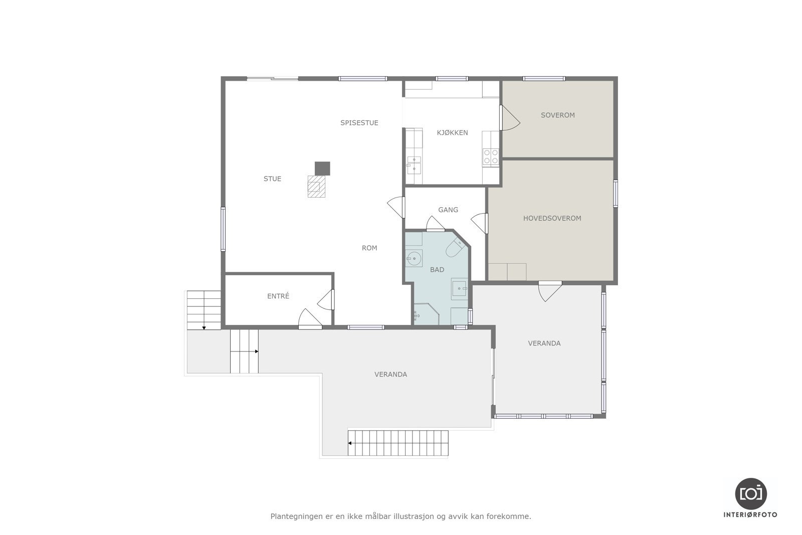 Plantegning Galleribilde
