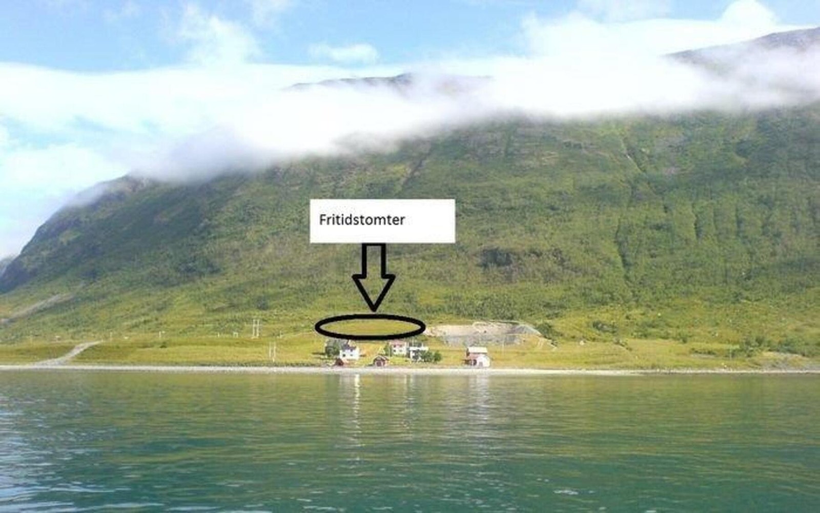 6+4 hyttetomter regulert på den ene parsellen. Galleribilde