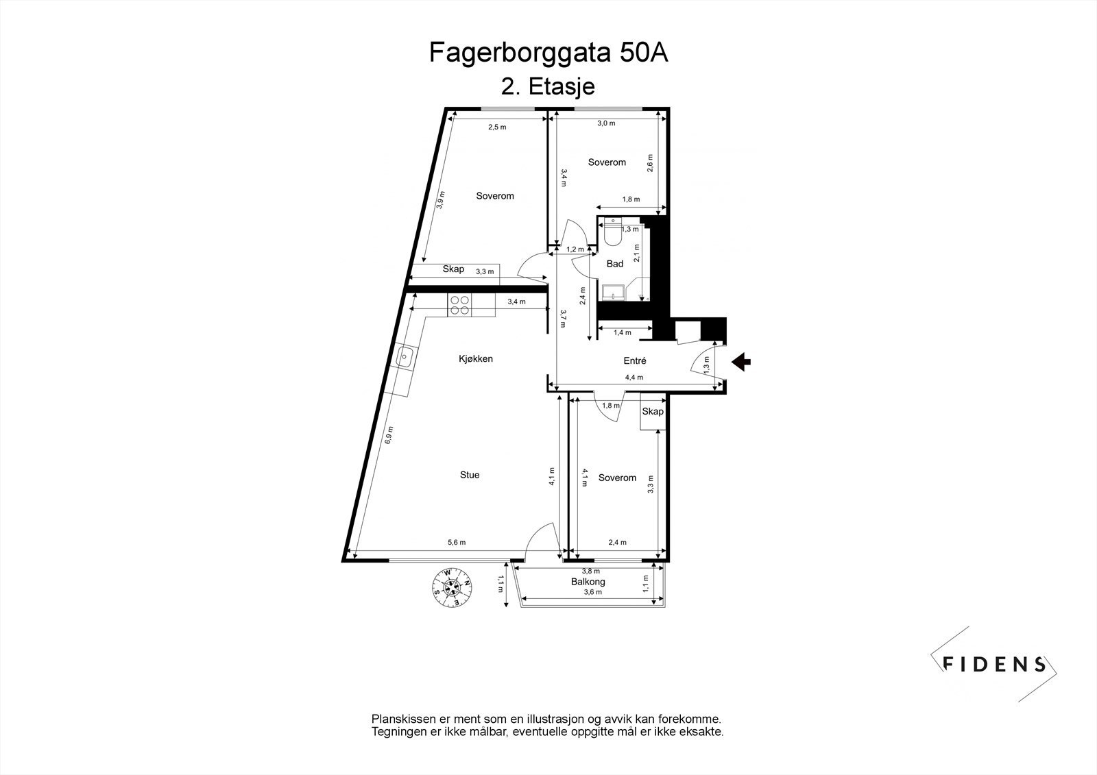 Plantegning Galleribilde