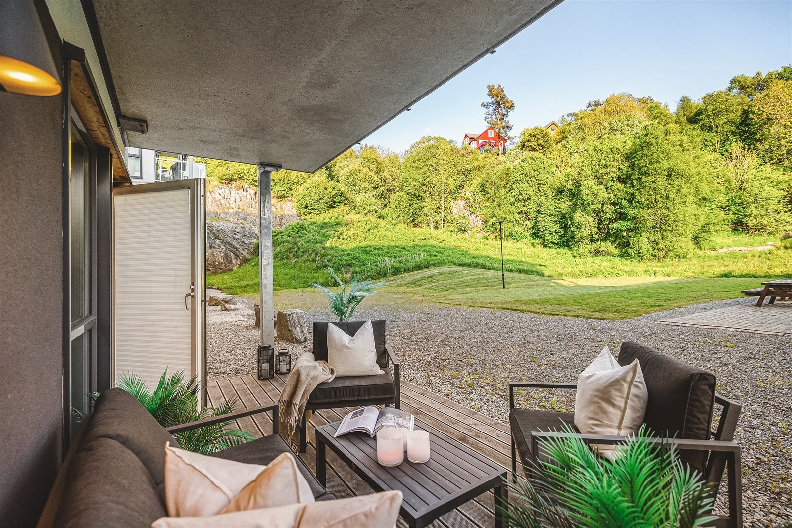 Perfekt plass hvor man kan nyte fine sommerdager i hyggelig selskap. Galleribilde