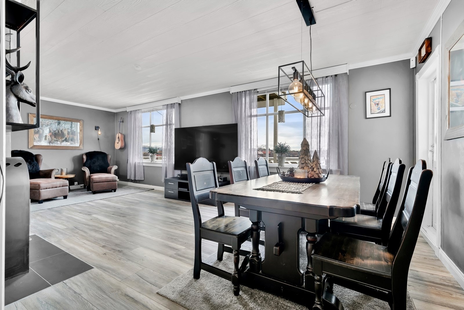 Du har god plass til spisemøbler Galleribilde