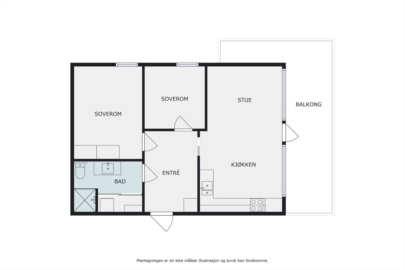 Plantegning Galleribilde