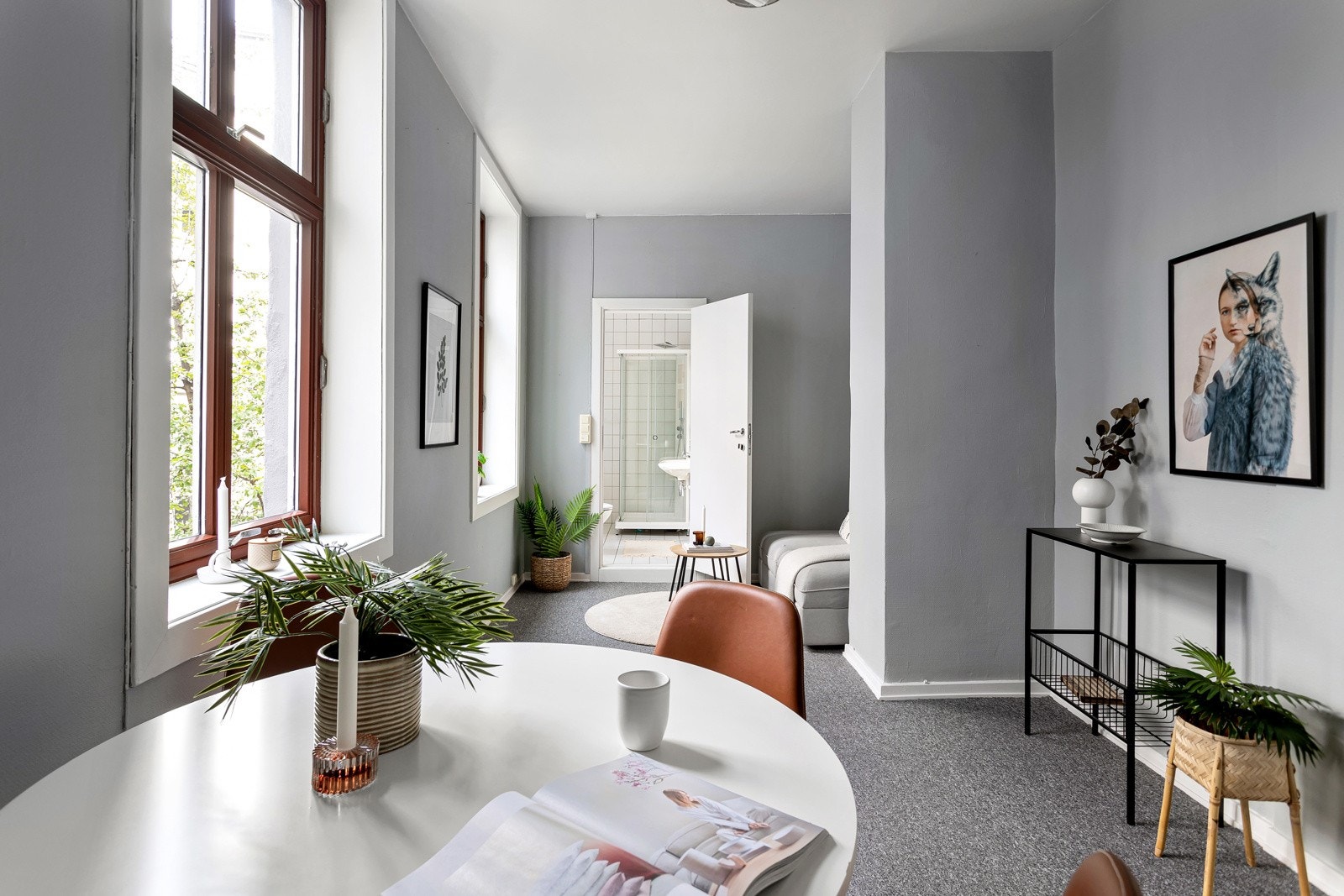 En lys og pen selveierleilighet med attraktiv beliggenhet rett ved Bogstadveien. Galleribilde