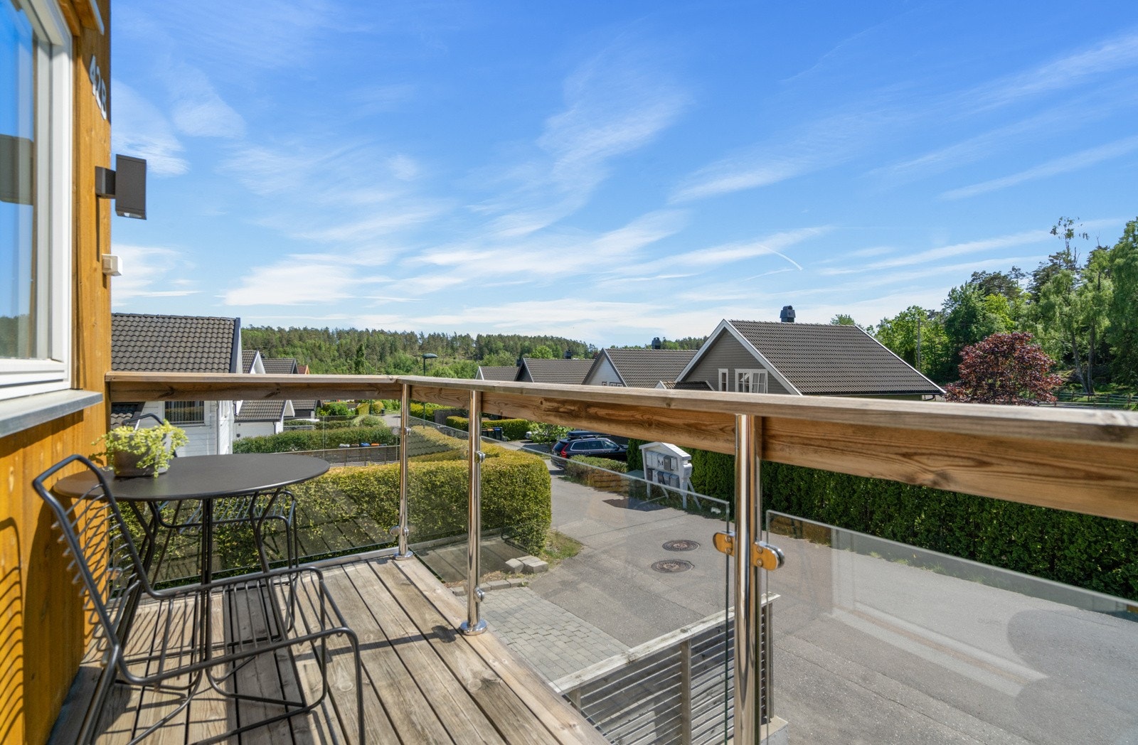 Utgang til herlig balkong Galleribilde