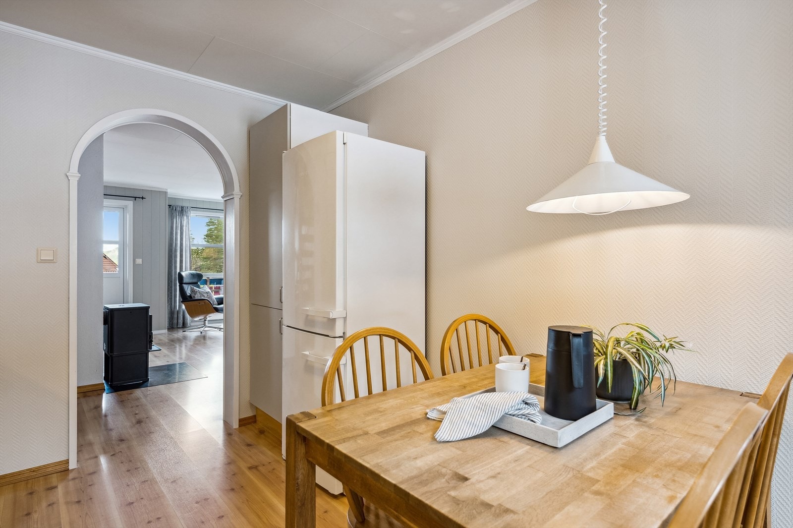 God plass til en spisegruppe. Galleribilde