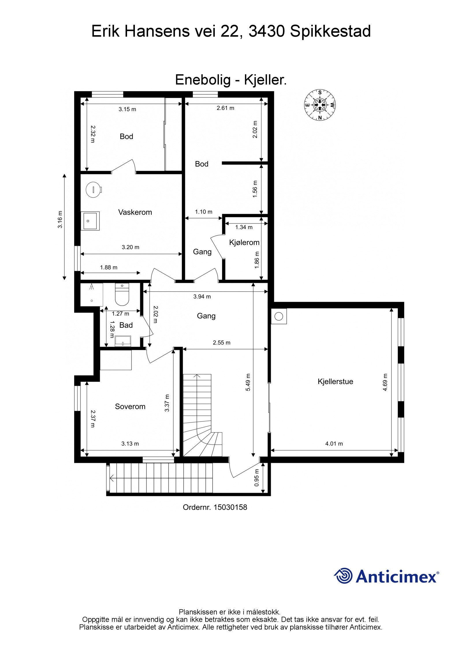 plantegning U-etg Kjeller Galleribilde