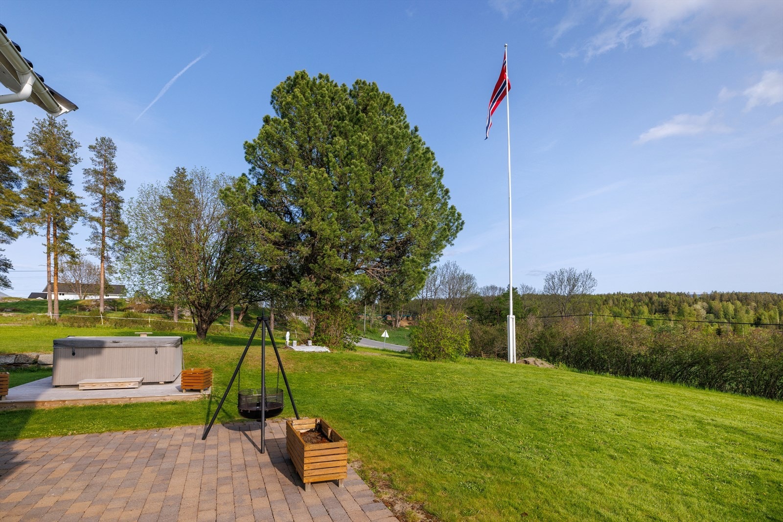 Her ligger alt til rette for fine sommerdager. Galleribilde