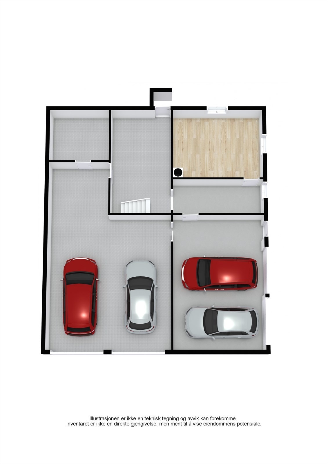 1. etasje - Sidebygning Galleribilde