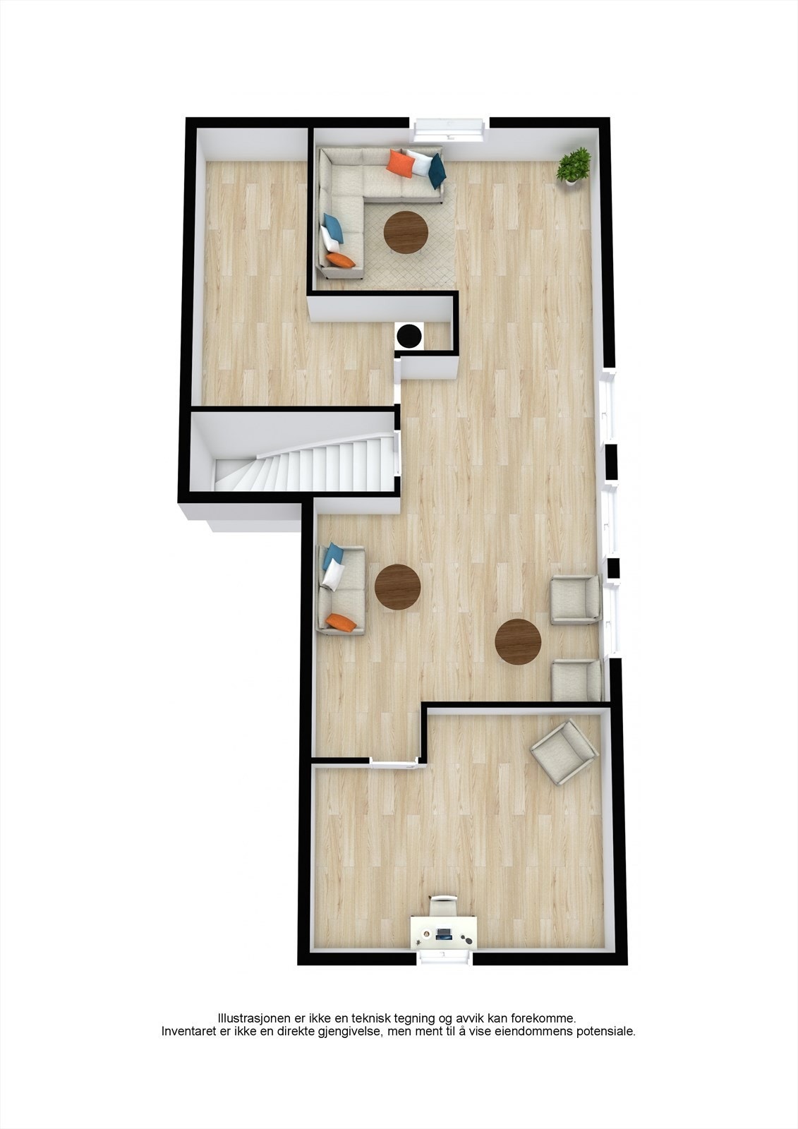 2. etasje - Sidebygning Galleribilde