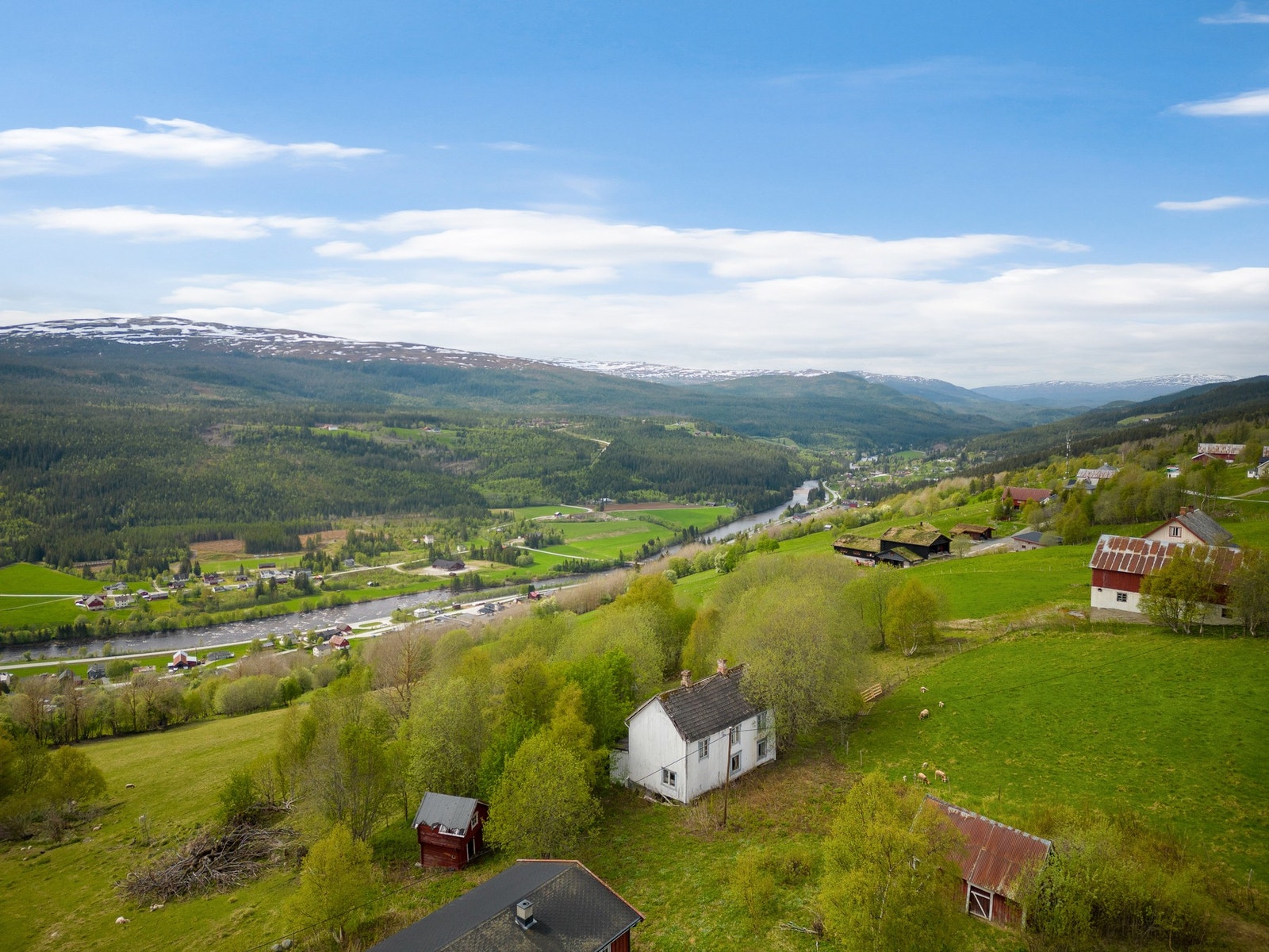 Fra eiendommen har du kort vei til flott turterreng. Galleribilde
