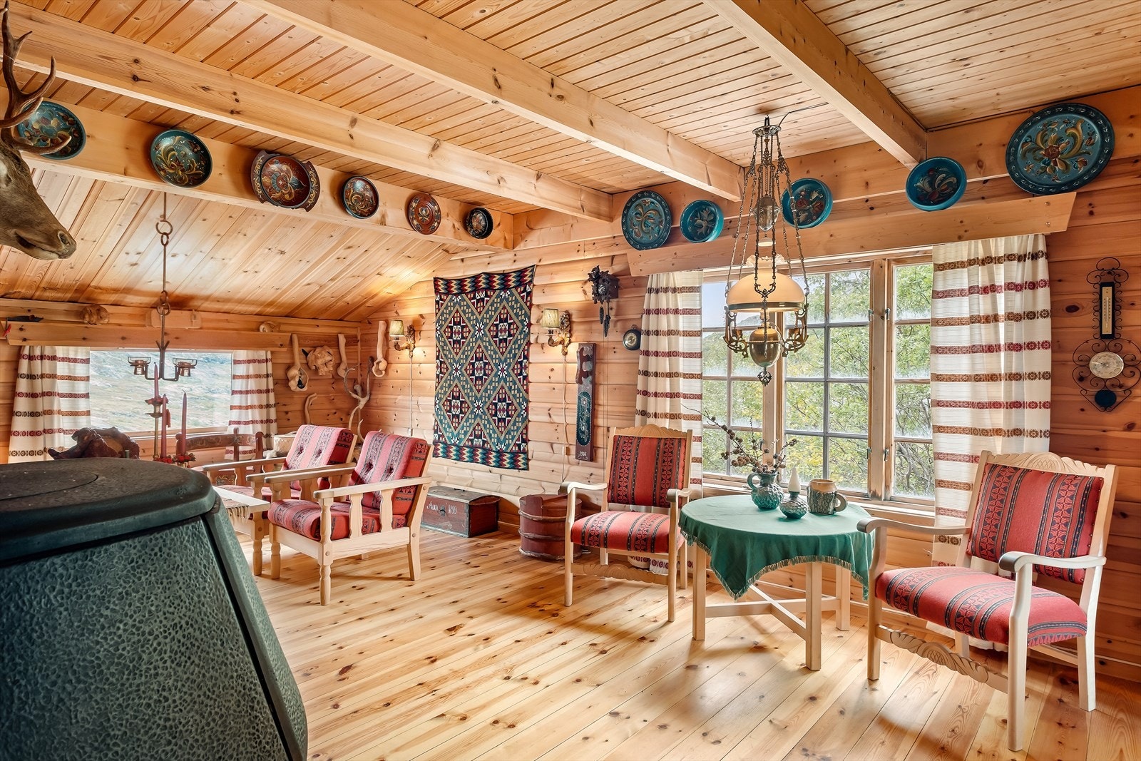 Her kan ein nyte mange koselege kveldar med familien. Galleribilde