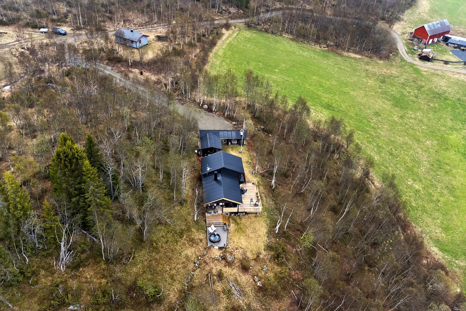 Dronebilde Galleribilde