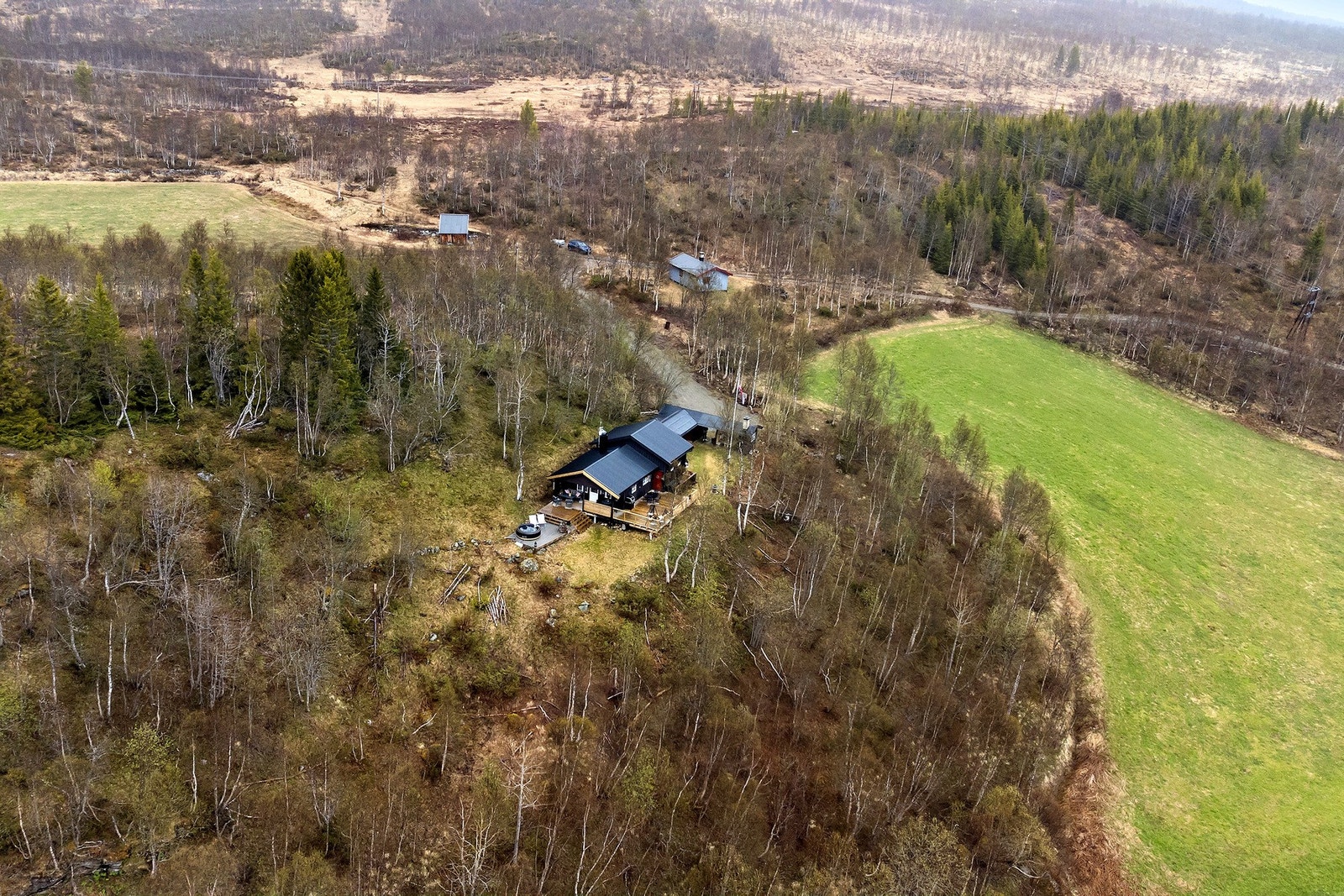 Dronebilde Galleribilde