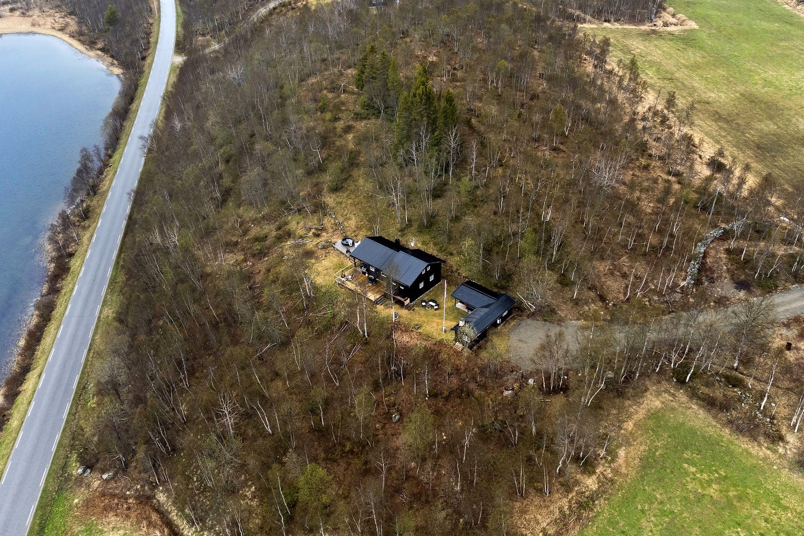 Dronebilde Galleribilde