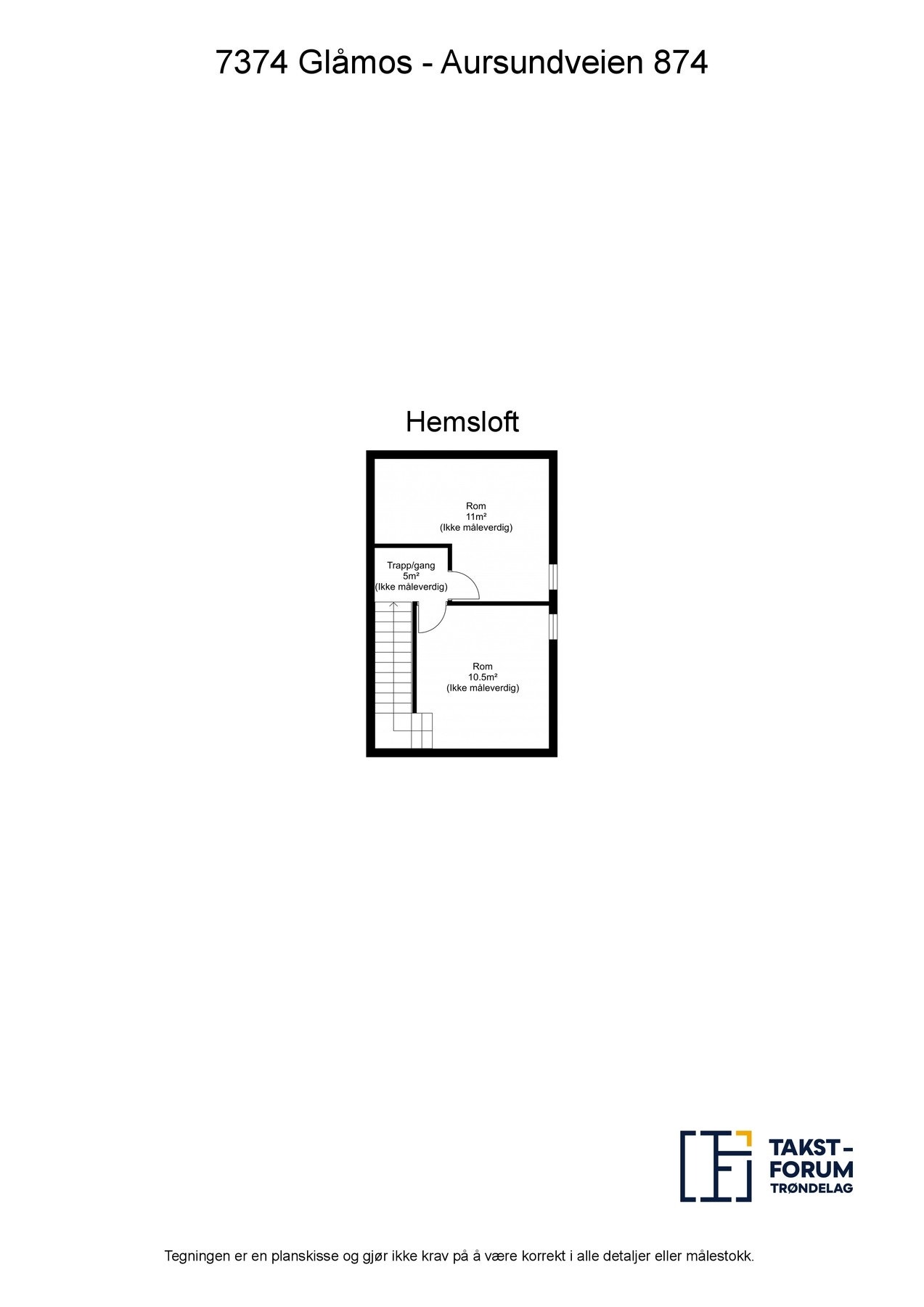 Planskisse hemsloft Galleribilde